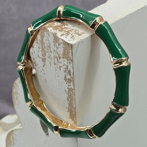 Green Gold Solid Single Solid Metal Bracelet‎ Costume Fashion Jewelry JB4-6